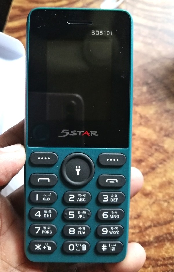 5star bd5101 Dual Sim Feature Phone-1000mah