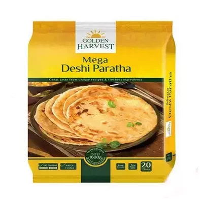 Golden Harvest Mega Deshi Paratha 1600 gm 20 pcs