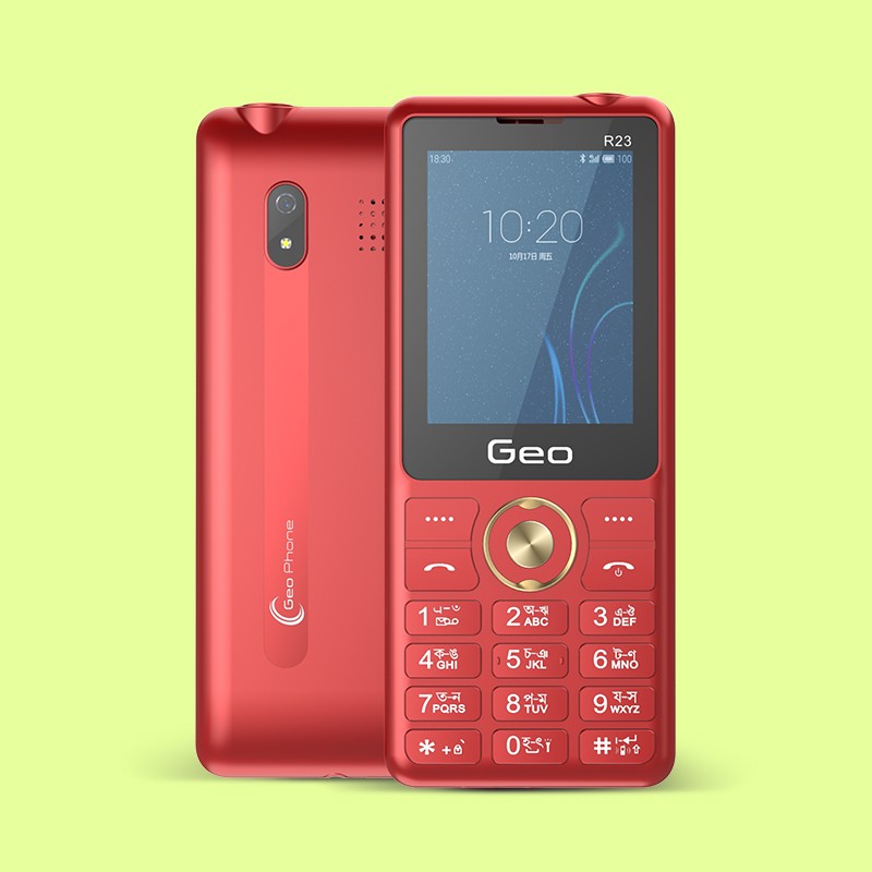 Geo R23 Feature Phone 2500 mAh Big Battery Torch Wireless FM