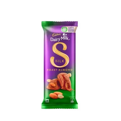 Cadbury Dairy Milk Silk Roast Almond Chocolate Bar 58 gm