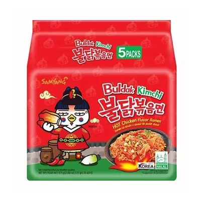Samyang Hot Chicken Ramen Kimchi Noodles 675 gm