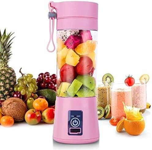 Portable Home USB Rechargeable Blade Electric Mixer Fruit Smoothie Blender