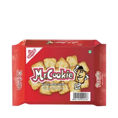 Haque Mr. Cookie Butter Coconut Biscuit 175 gm 5 packet