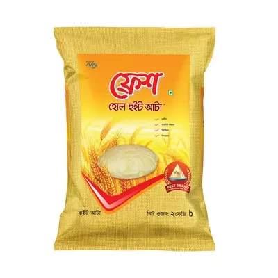 Fresh Whole Wheat Flour (Atta) 2 kg ৳ 150