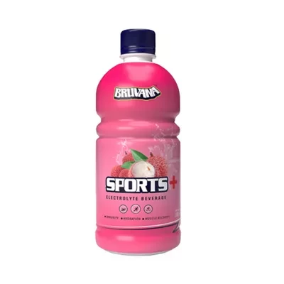 Bruvana Sports+ Electrolyte Beverage (Litchi flavor) 500 ml