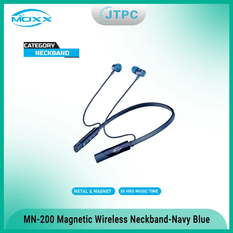 MOXX MN200 Super Base Neckband Bluetooth Headsets BT5.3 Sports IPX5 with Mic