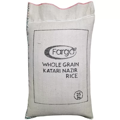 Fargo Whole Grain Katari Nazir Rice 25 kg