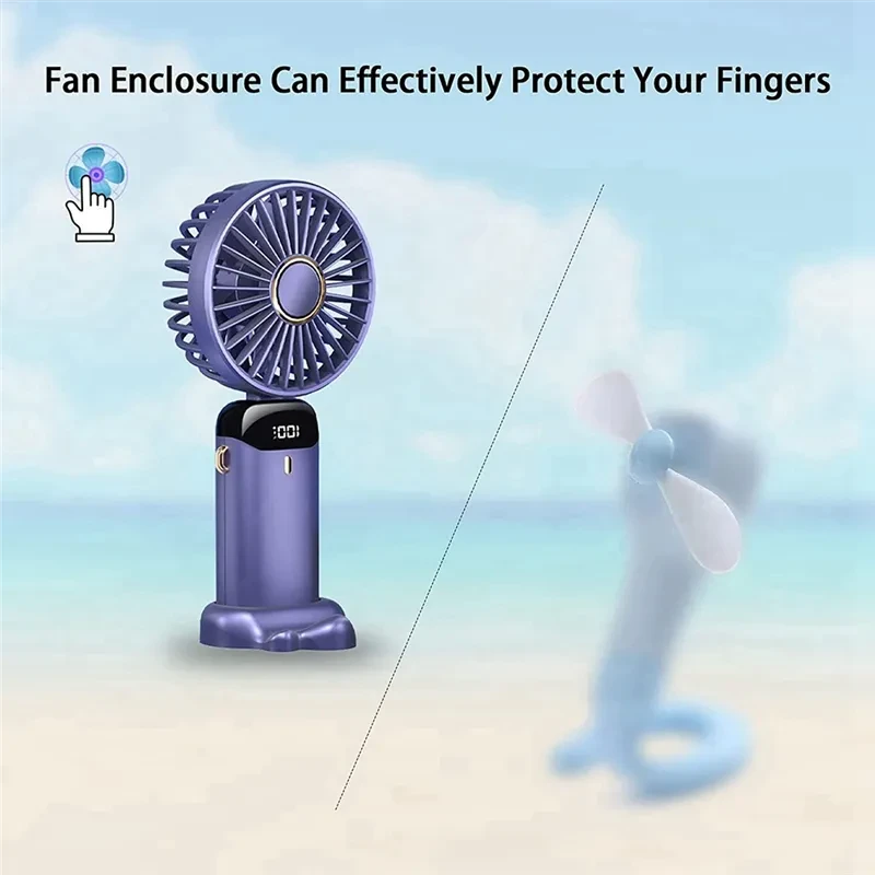 Portable Fan Personal Fan 5000MAh Rechargeable