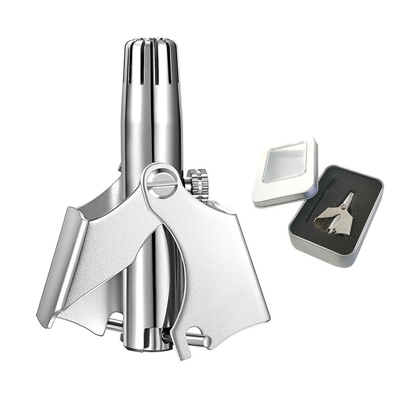 Support COD Manual Nose & Ear Hair Trimmer Stainless Steel