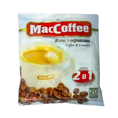 MacCoffee Coffee And Creamer 2 in 1 12 gm x 20 ৳ 425