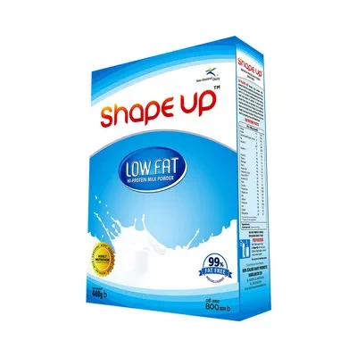 Shape Up Low Fat Milk Powder 400 gm