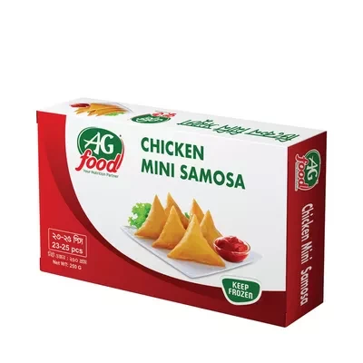 AG Food Chicken Samosa 23-25 pcs 250 gm ৳ 210