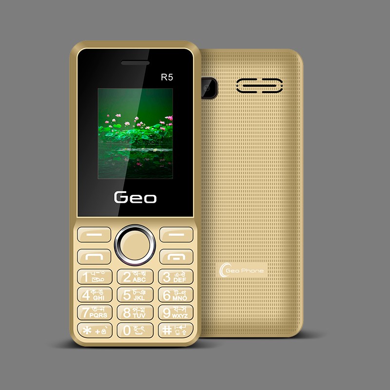 Geo R5 Dual Sim Standby Feature Mobile Phone 2500 mAh Battery