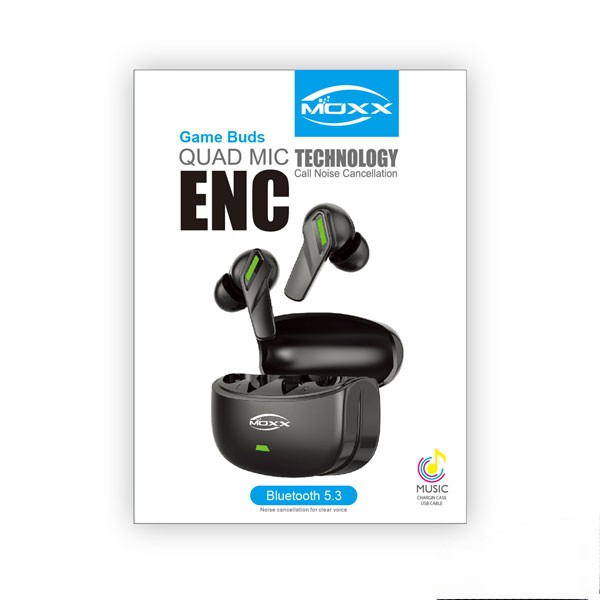 Moxx Gaming Buds Earbuds 200 mAh
